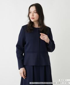 Leilian PLUS HOUSE / レリアンプラスハウス テーラードジャケット | ペプラムジャケット【Leilian WHITE LABEL】