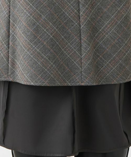 Leilian PLUS HOUSE / レリアンプラスハウス ミニ・ひざ丈スカート | グレンチェックフレアスカート【Leilian WHITE LABEL】 | 詳細16