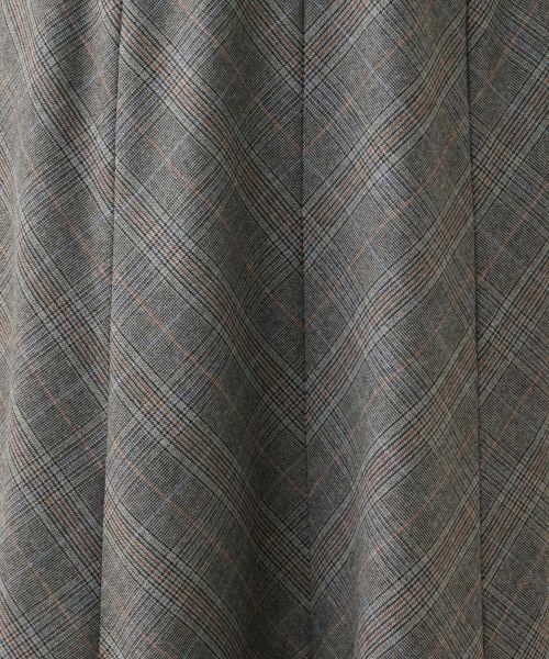 Leilian PLUS HOUSE / レリアンプラスハウス ミニ・ひざ丈スカート | グレンチェックフレアスカート【Leilian WHITE LABEL】 | 詳細17