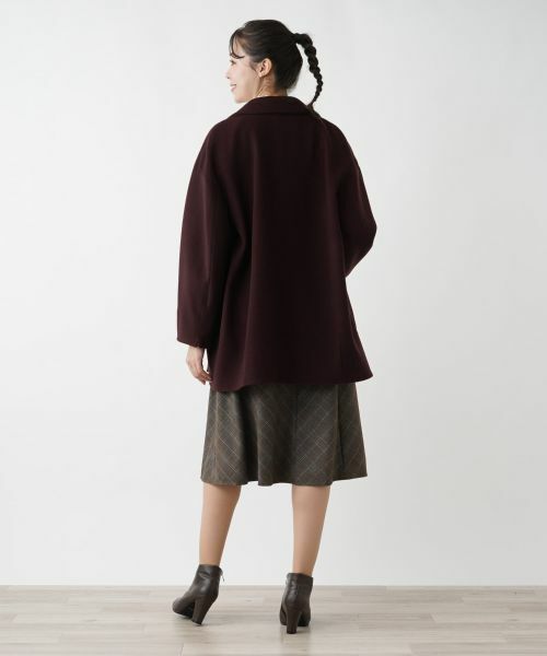 Leilian PLUS HOUSE / レリアンプラスハウス ミニ・ひざ丈スカート | グレンチェックフレアスカート【Leilian WHITE LABEL】 | 詳細6