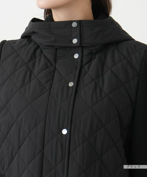 Leilian PLUS HOUSE / レリアンプラスハウス その他アウター | 切替フーデッドコート【Leilian WHITE LABEL】 | 詳細13