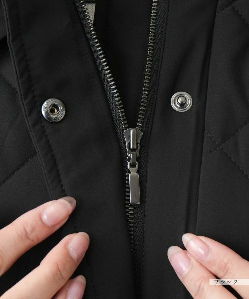 Leilian PLUS HOUSE / レリアンプラスハウス その他アウター | 切替フーデッドコート【Leilian WHITE LABEL】 | 詳細15