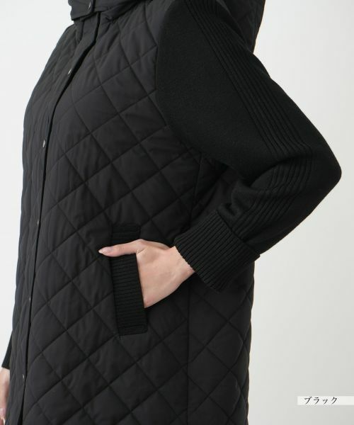 Leilian PLUS HOUSE / レリアンプラスハウス その他アウター | 切替フーデッドコート【Leilian WHITE LABEL】 | 詳細19