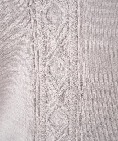 Leilian PLUS HOUSE / レリアンプラスハウス ニット・セーター | ケーブル編みクルーネックニット | 詳細16