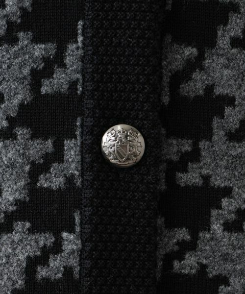 Leilian PLUS HOUSE / レリアンプラスハウス カーディガン・ボレロ | 千鳥格子カーディガン | 詳細10