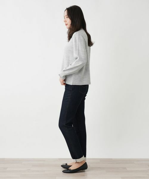 Leilian PLUS HOUSE / レリアンプラスハウス ニット・セーター | レースハイネックニット | 詳細2