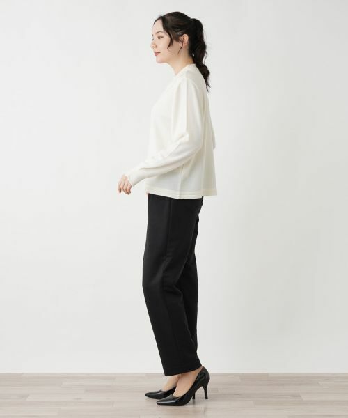 Leilian PLUS HOUSE / レリアンプラスハウス ニット・セーター | レースハイネックニット | 詳細5