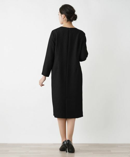 Leilian PLUS HOUSE / レリアンプラスハウス ドレス | クルーネックワンピース【Leilian WHITE LABEL】 | 詳細7