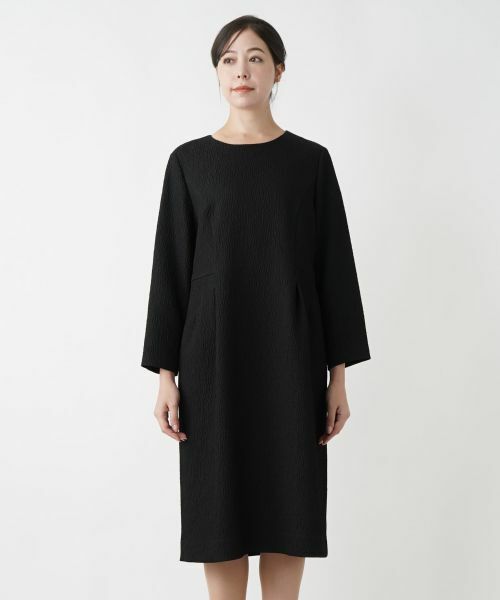 Leilian PLUS HOUSE / レリアンプラスハウス ドレス | クルーネックワンピース【Leilian WHITE LABEL】 | 詳細8