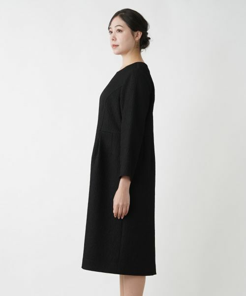 Leilian PLUS HOUSE / レリアンプラスハウス ドレス | クルーネックワンピース【Leilian WHITE LABEL】 | 詳細9