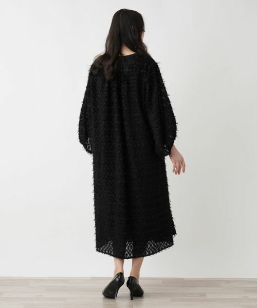 Leilian PLUS HOUSE / レリアンプラスハウス ドレス | ボリュームスリーブサックワンピース【BOURGE】 | 詳細3