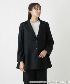 Leilian PLUS HOUSE / レリアンプラスハウス テーラードジャケット | フレアシルエットブレザー
