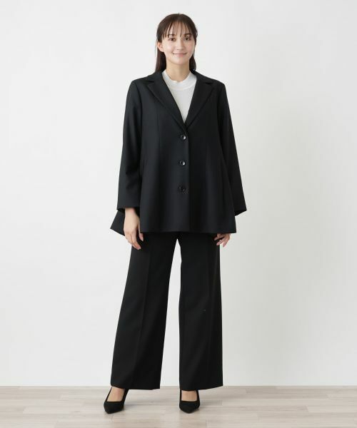 Leilian PLUS HOUSE / レリアンプラスハウス テーラードジャケット | フレアシルエットブレザー | 詳細1
