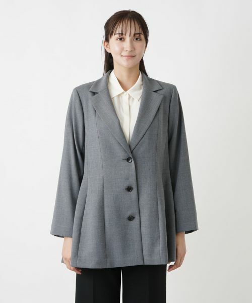 Leilian PLUS HOUSE / レリアンプラスハウス テーラードジャケット | フレアシルエットブレザー | 詳細7