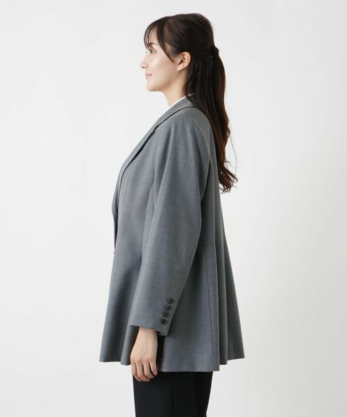 Leilian PLUS HOUSE / レリアンプラスハウス テーラードジャケット | フレアシルエットブレザー | 詳細8