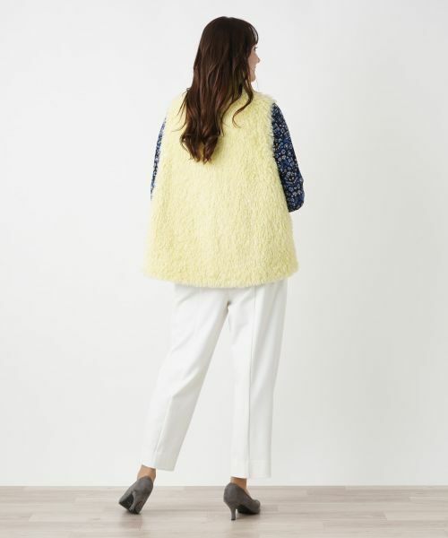 Leilian PLUS HOUSE / レリアンプラスハウス テーラードジャケット | フェイクファーベスト【BOURGE】 | 詳細3