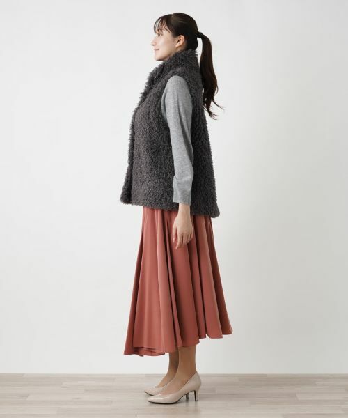 Leilian PLUS HOUSE / レリアンプラスハウス テーラードジャケット | フェイクファーベスト【BOURGE】 | 詳細6