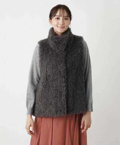 Leilian PLUS HOUSE / レリアンプラスハウス テーラードジャケット | フェイクファーベスト【BOURGE】 | 詳細8