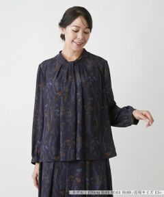 Leilian PLUS HOUSE / レリアンプラスハウス シャツ・ブラウス | ボタニカル柄ブラウス