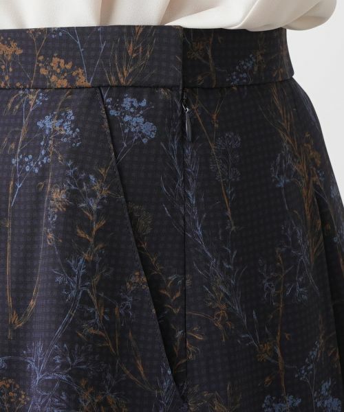 Leilian PLUS HOUSE / レリアンプラスハウス ミニ・ひざ丈スカート | ボタニカル柄スカート | 詳細9