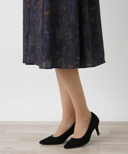 Leilian PLUS HOUSE / レリアンプラスハウス ドレス | Vネックフレアワンピース | 詳細11