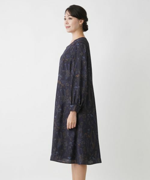 Leilian PLUS HOUSE / レリアンプラスハウス ドレス | Vネックフレアワンピース | 詳細5