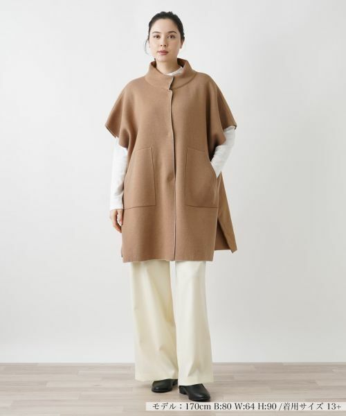 Leilian PLUS HOUSE / レリアンプラスハウス テーラードジャケット | ポンチョコート | 詳細1