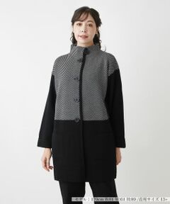 Leilian PLUS HOUSE / レリアンプラスハウス その他アウター | 【店舗人気】ジャカードニットコート