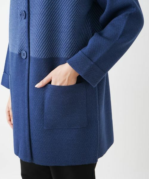 Leilian PLUS HOUSE / レリアンプラスハウス その他アウター | 【店舗人気】ジャカードニットコート | 詳細14