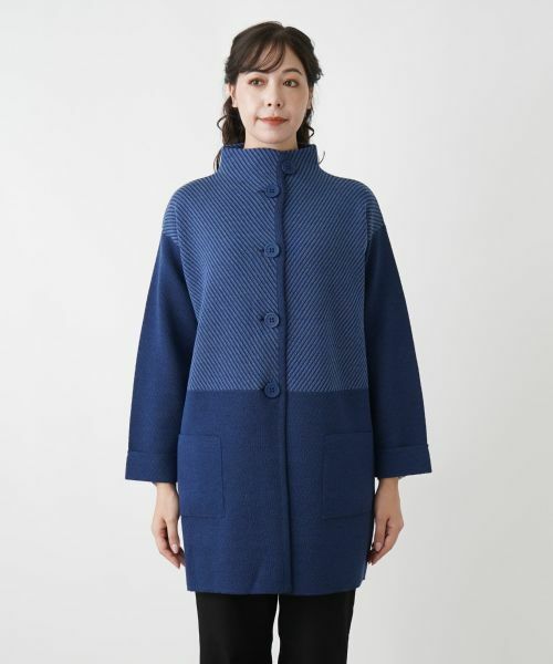 Leilian PLUS HOUSE / レリアンプラスハウス その他アウター | 【店舗人気】ジャカードニットコート | 詳細9