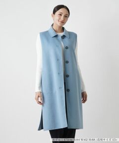 Leilian PLUS HOUSE / レリアンプラスハウス テーラードジャケット | ステンカラーロングベスト【NEMIKA】