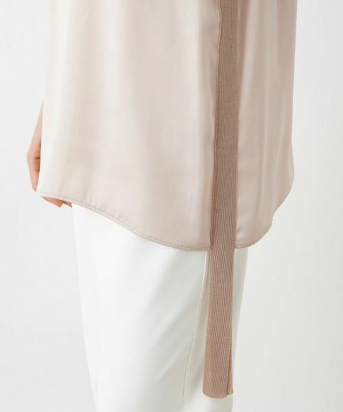 Leilian PLUS HOUSE / レリアンプラスハウス カットソー | サイドシャーリングカットソー | 詳細11
