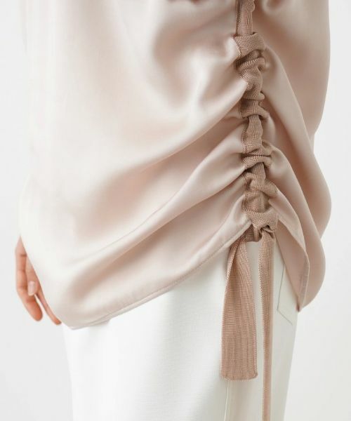 Leilian PLUS HOUSE / レリアンプラスハウス カットソー | サイドシャーリングカットソー | 詳細12