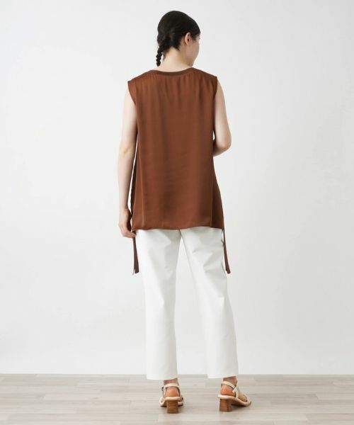 Leilian PLUS HOUSE / レリアンプラスハウス カットソー | サイドシャーリングカットソー | 詳細16