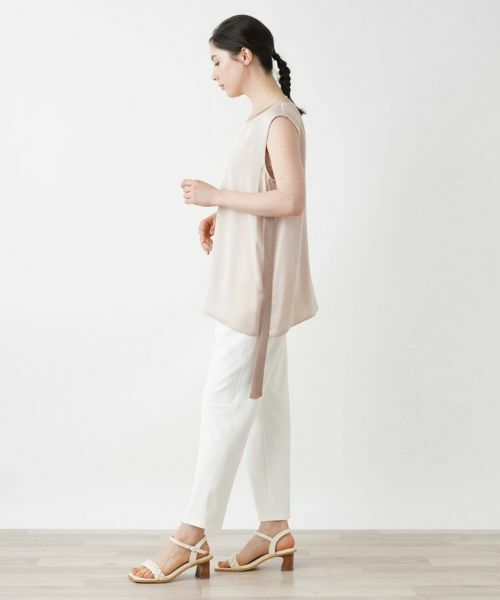 Leilian PLUS HOUSE / レリアンプラスハウス カットソー | サイドシャーリングカットソー | 詳細2