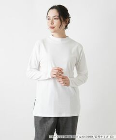 Leilian PLUS HOUSE / レリアンプラスハウス カットソー | モックネックカットソー