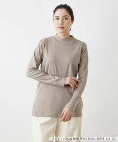 Leilian PLUS HOUSE / レリアンプラスハウス カットソー | モックネックカットソー