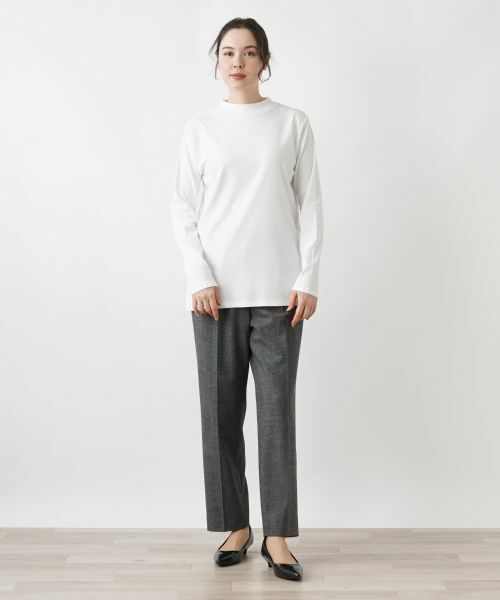 Leilian PLUS HOUSE / レリアンプラスハウス カットソー | モックネックカットソー | 詳細1