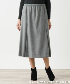 Leilian PLUS HOUSE / レリアンプラスハウス ミニ・ひざ丈スカート | ミモレ丈フレアスカート【プラス企画】