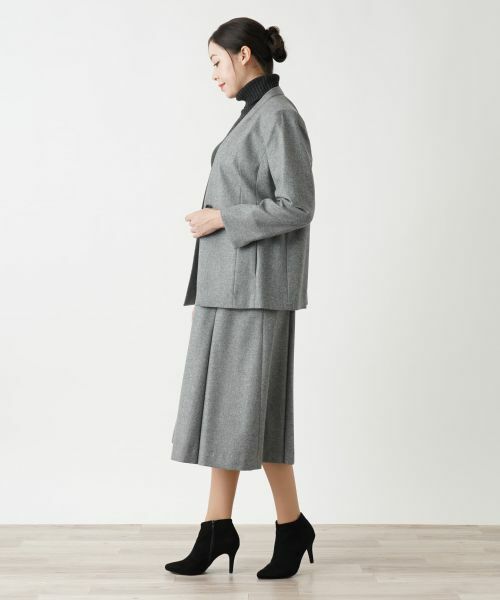 Leilian PLUS HOUSE / レリアンプラスハウス ミニ・ひざ丈スカート | ミモレ丈フレアスカート【プラス企画】 | 詳細2