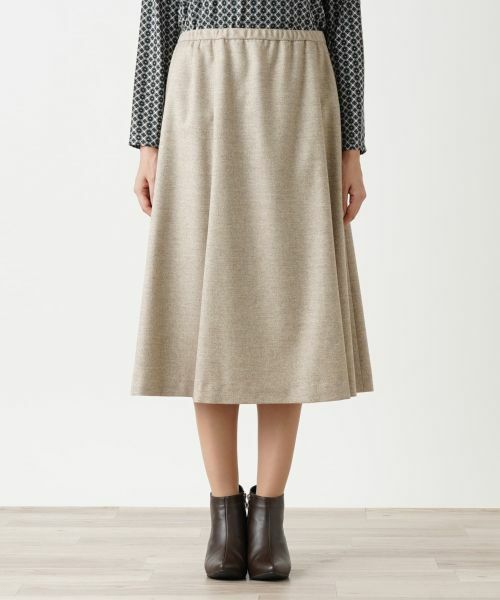 Leilian PLUS HOUSE / レリアンプラスハウス ミニ・ひざ丈スカート | ミモレ丈フレアスカート【プラス企画】 | 詳細7