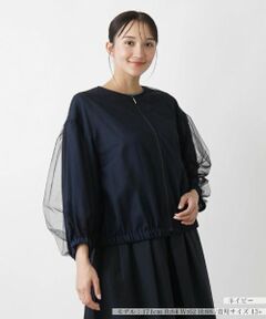 Leilian PLUS HOUSE / レリアンプラスハウス その他アウター | ジップブルゾン【BOURGE】