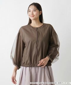 Leilian PLUS HOUSE / レリアンプラスハウス その他アウター | ジップブルゾン【BOURGE】