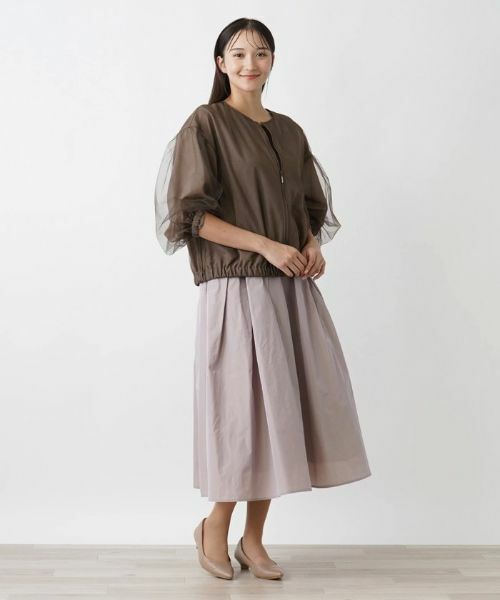 Leilian PLUS HOUSE / レリアンプラスハウス その他アウター | ジップブルゾン【BOURGE】 | 詳細1