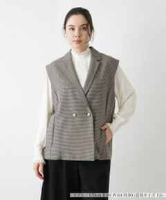 Leilian PLUS HOUSE / レリアンプラスハウス テーラードジャケット | ダブルブレストベスト