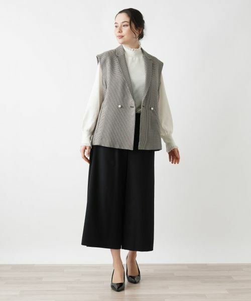 Leilian PLUS HOUSE / レリアンプラスハウス テーラードジャケット | ダブルブレストベスト | 詳細1