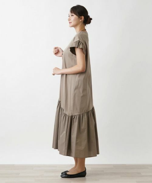Leilian PLUS HOUSE / レリアンプラスハウス ドレス | 異素材ワンピース | 詳細15