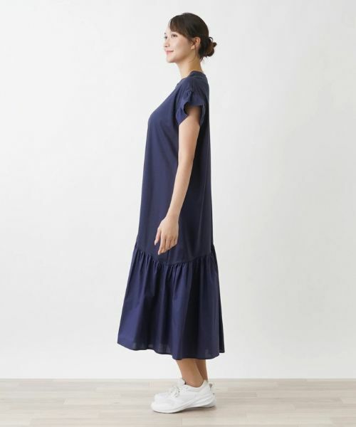 Leilian PLUS HOUSE / レリアンプラスハウス ドレス | 異素材ワンピース | 詳細2