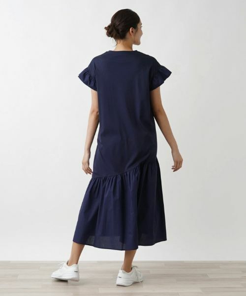 Leilian PLUS HOUSE / レリアンプラスハウス ドレス | 異素材ワンピース | 詳細3