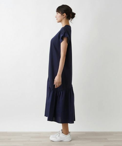 Leilian PLUS HOUSE / レリアンプラスハウス ドレス | 異素材ワンピース | 詳細5